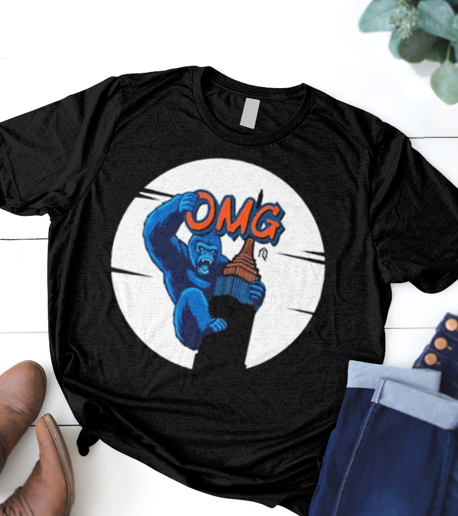 OMG King Kong Empire Tower Iconic Reference T-Shirt