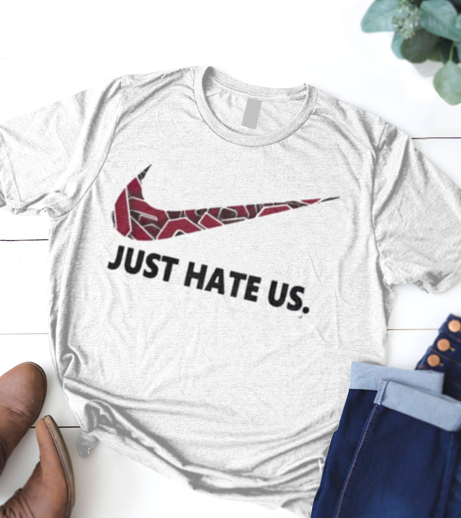 Oklahoma Sooners NCAA Just Hate Us Swoosh T-Shirt