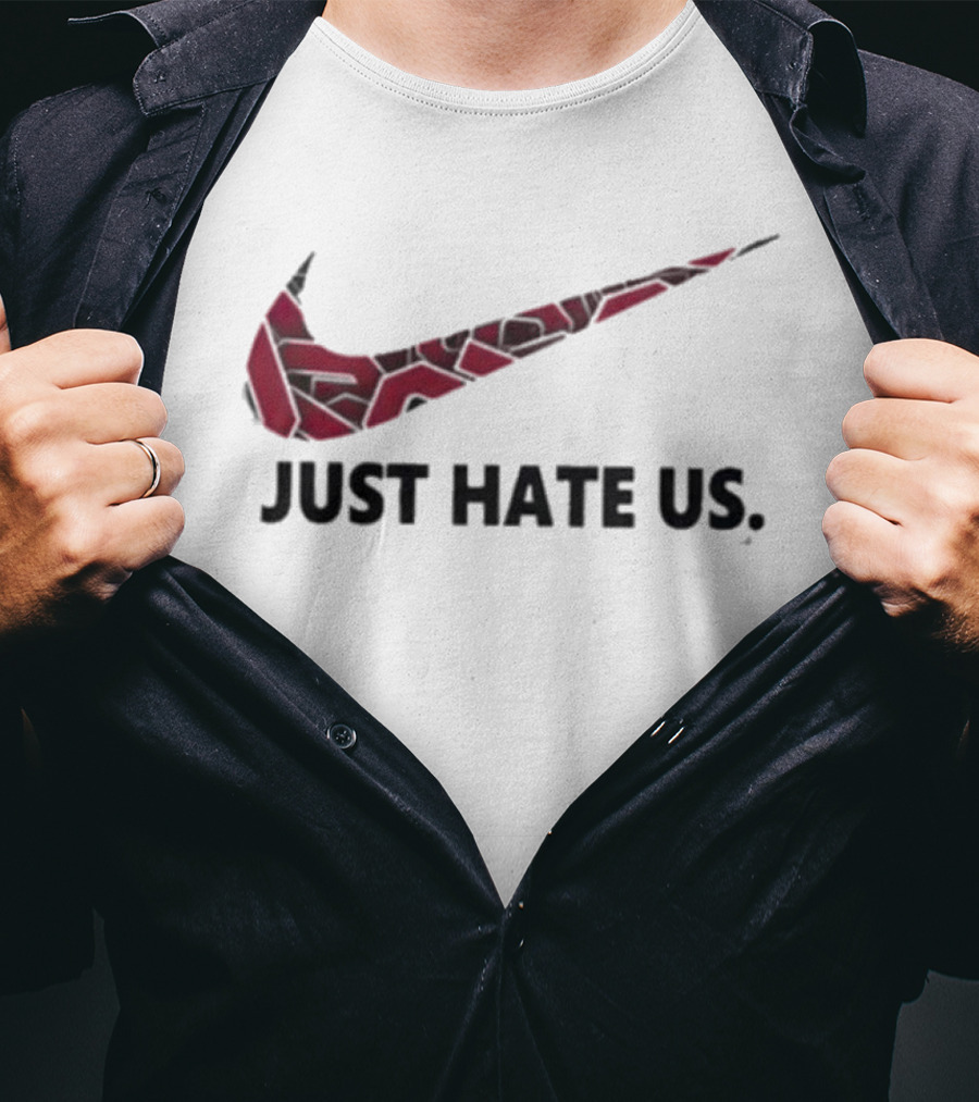 Oklahoma Sooners NCAA Just Hate Us Swoosh T-Shirt