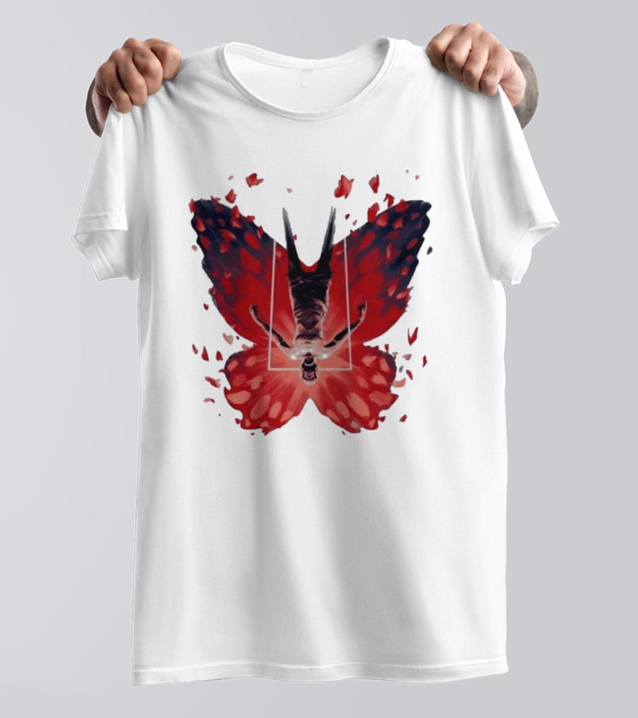Silent Hill 2 Coicted Form Red Butterfly T-Shirt