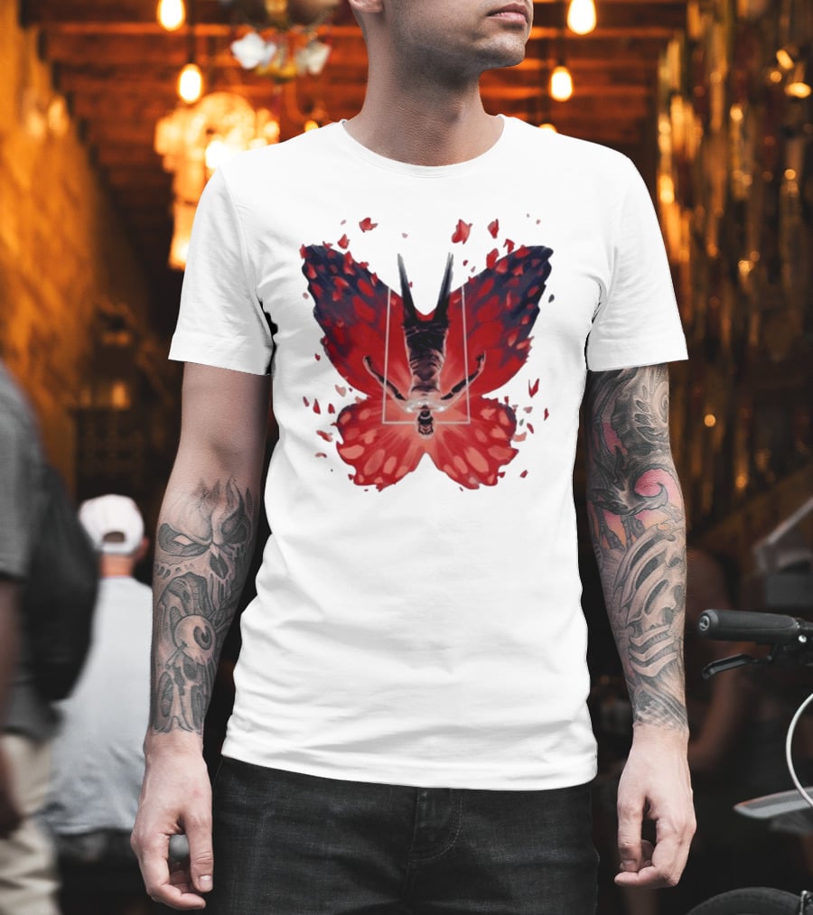 Silent Hill 2 Coicted Form Red Butterfly T-Shirt
