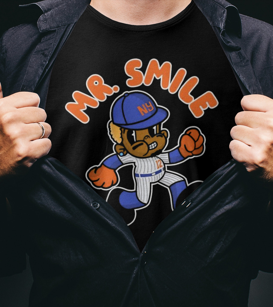 New York Mets Mr. Smile NY 12 T-Shirt