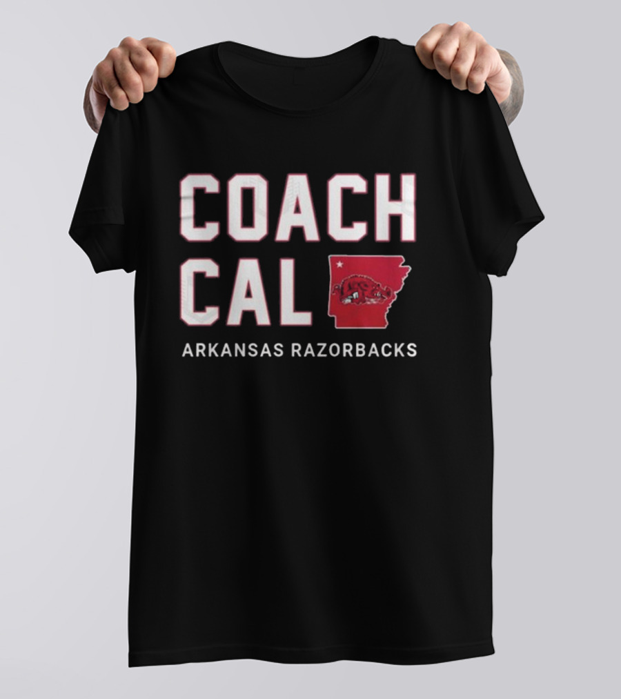 Coach Cal Arkansas Razorbacks Basketball T-Shirt