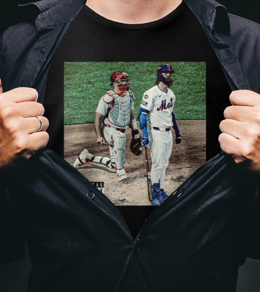 Mets Jesse Winker Parental Advisory Explicit Content Baseball Image T-Shirt