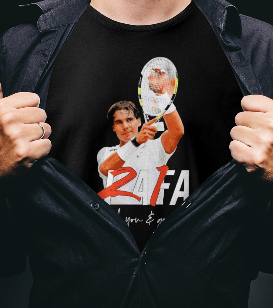 Rafa Nadal Thank You And Goodbye Tennis T-Shirt
