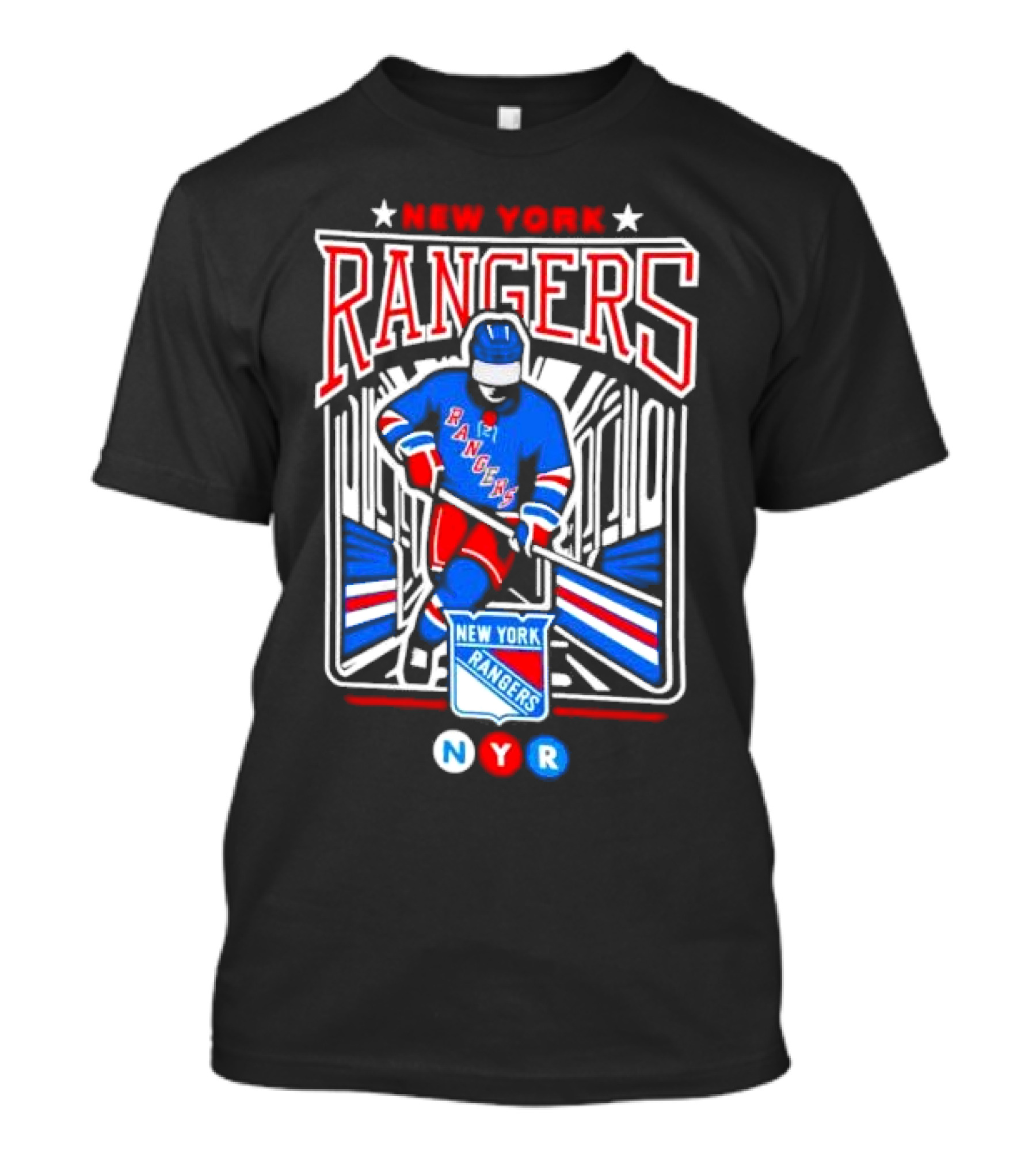 New York Rangers NYR Player Hockey T-Shirt