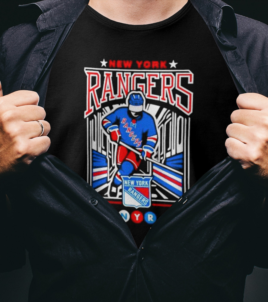 New York Rangers NYR Player Hockey T-Shirt