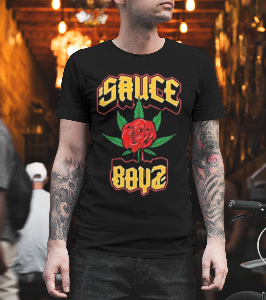Sauce Boyz Rose Eladio Carrión Merch T-Shirt