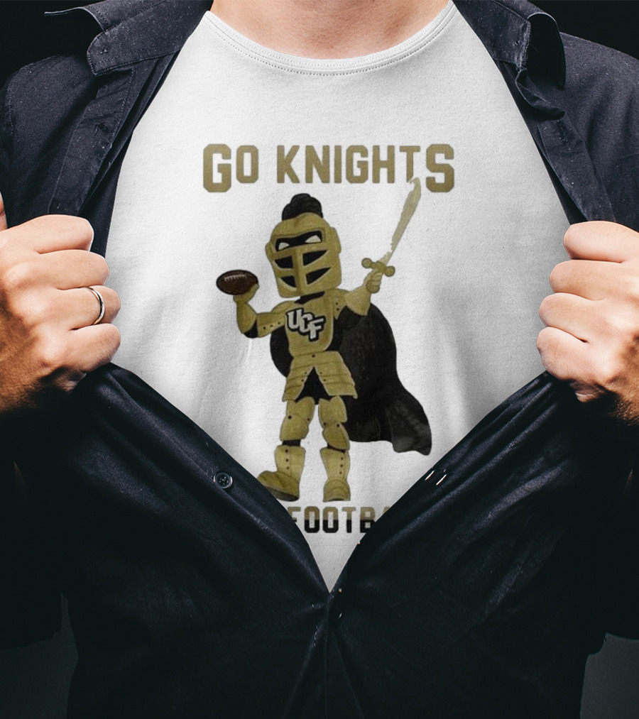 UCF Knights Go Knights UCF Football Mascot T-Shirt