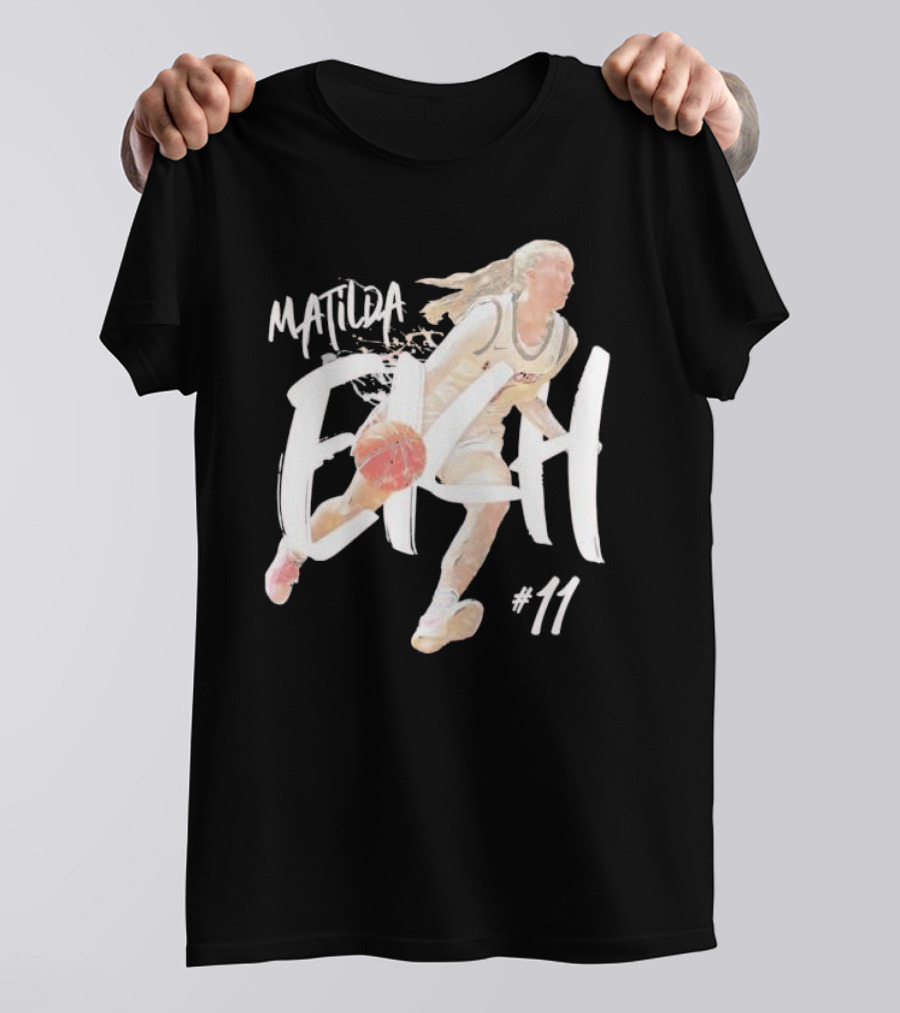 Matilda Ekh #11 Virginia Tech Hokies Basketball Player T-Shirt