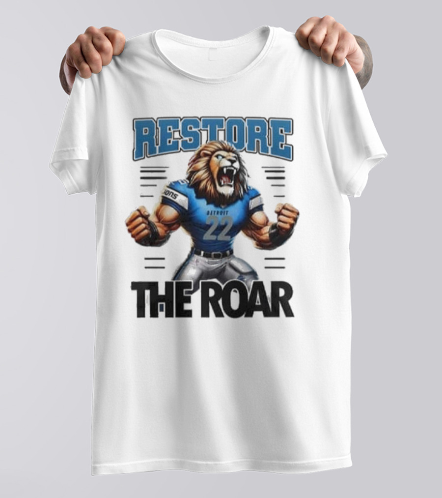 Restore Detroit Lions Pride The Roar T-Shirt