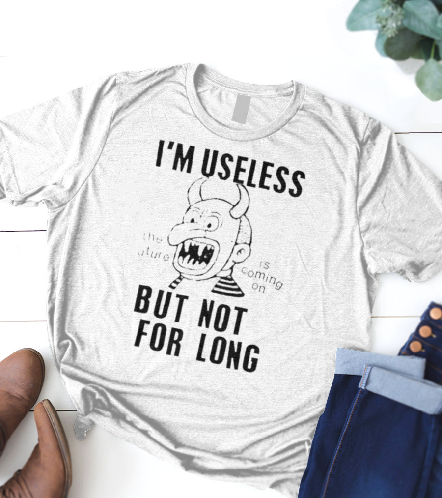 Gorillaz Lowlvl I’m Useless But Not For Long The Future Is Coming On Demon Face T-Shirt