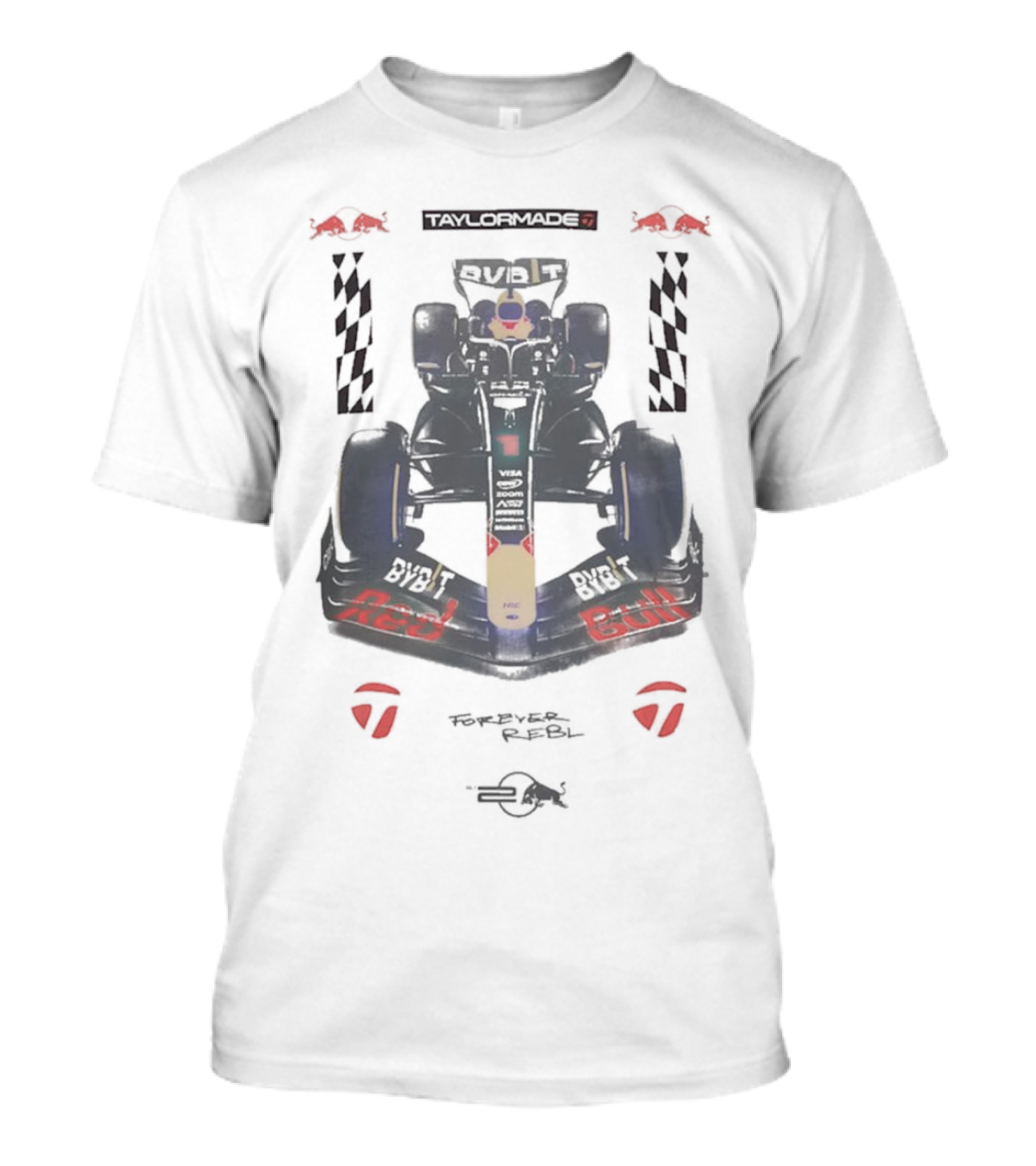TAYLORMADE Slipstream Racing Red Bull Forever REBL T-Shirt