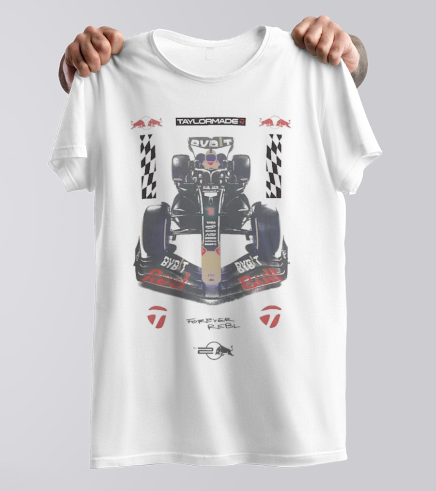 TAYLORMADE Slipstream Racing Red Bull Forever REBL T-Shirt