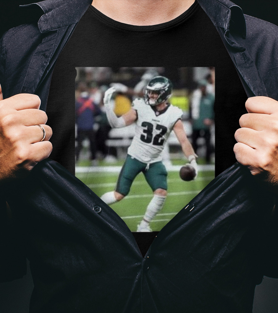 Nick Sirianni Wearing Reed Blankenship Philadelphia Eagles Football Jersey T-Shirt