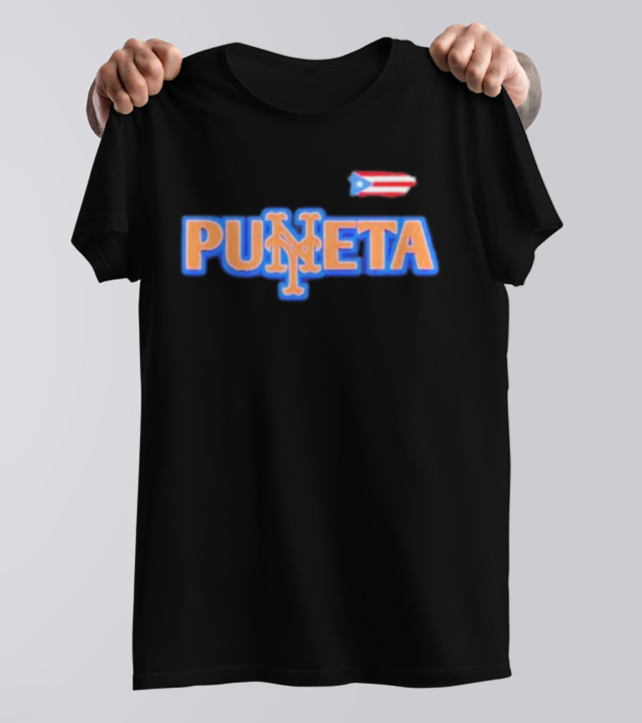 New York Mets Puñeta Puerto Rico Flag T-Shirt