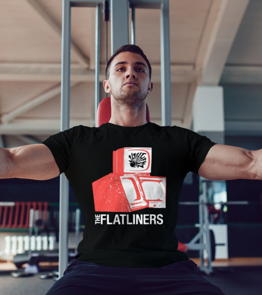 The Flatliners Stacked Static Television Screens T-Shirt