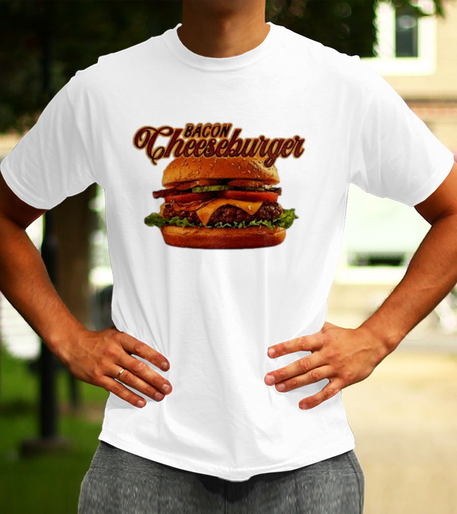 Bacon Cheeseburger Classic Stack T-Shirt