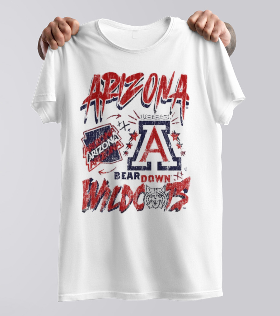 Arizona Wildcats 1885 Bear Down Wildcats T-Shirt