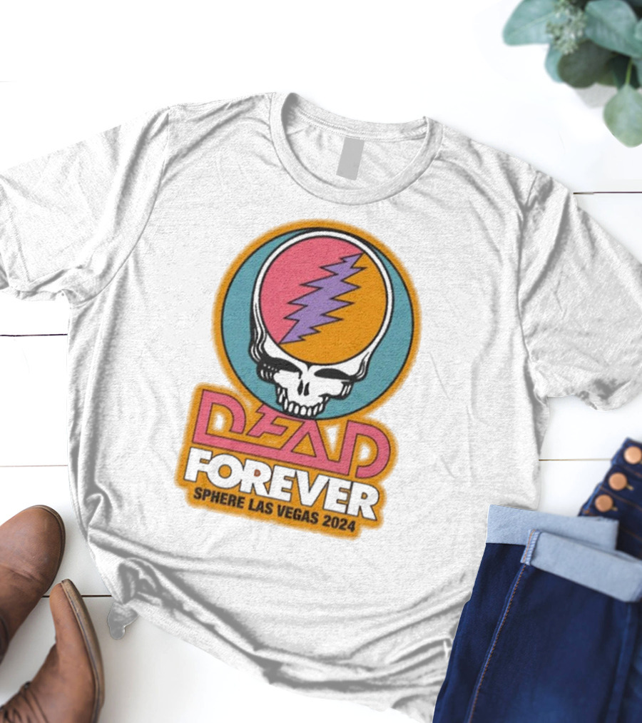 Dead And Company Dead Forever Skull Sphere Las Vegas T-Shirt