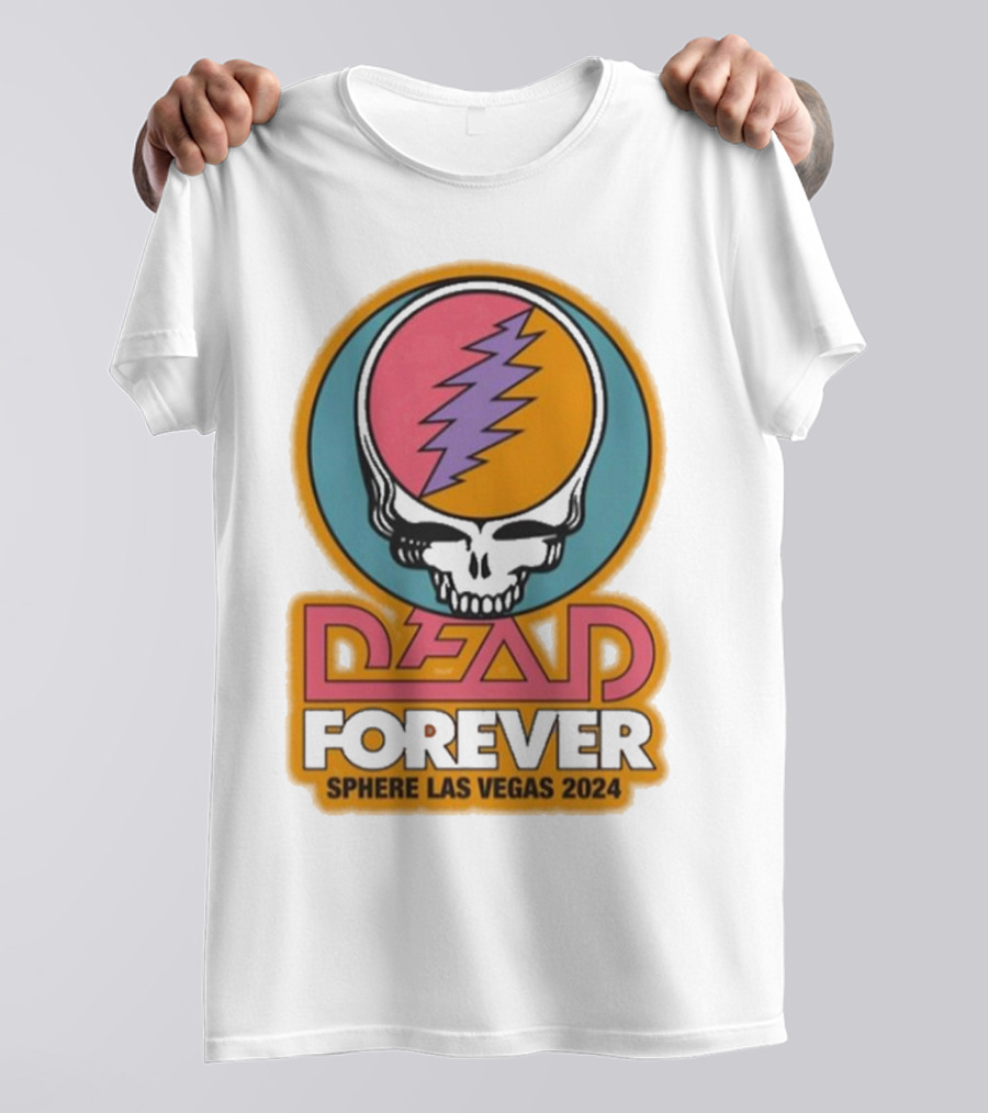 Dead And Company Dead Forever Skull Sphere Las Vegas T-Shirt