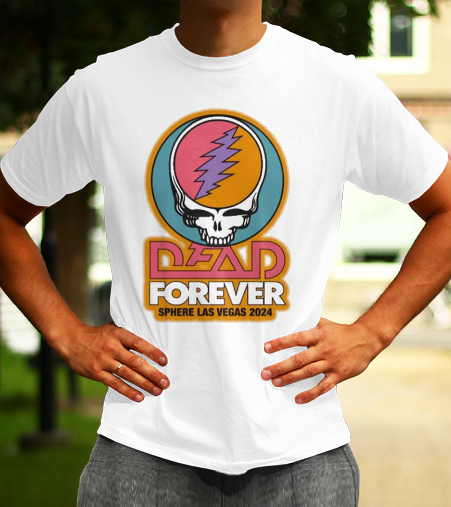 Dead And Company Dead Forever Skull Sphere Las Vegas T-Shirt