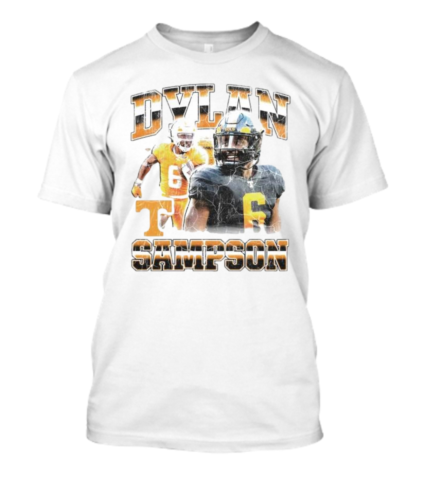 Dylan Sampson Tennessee Volunteers Football Retro 90s T-Shirt