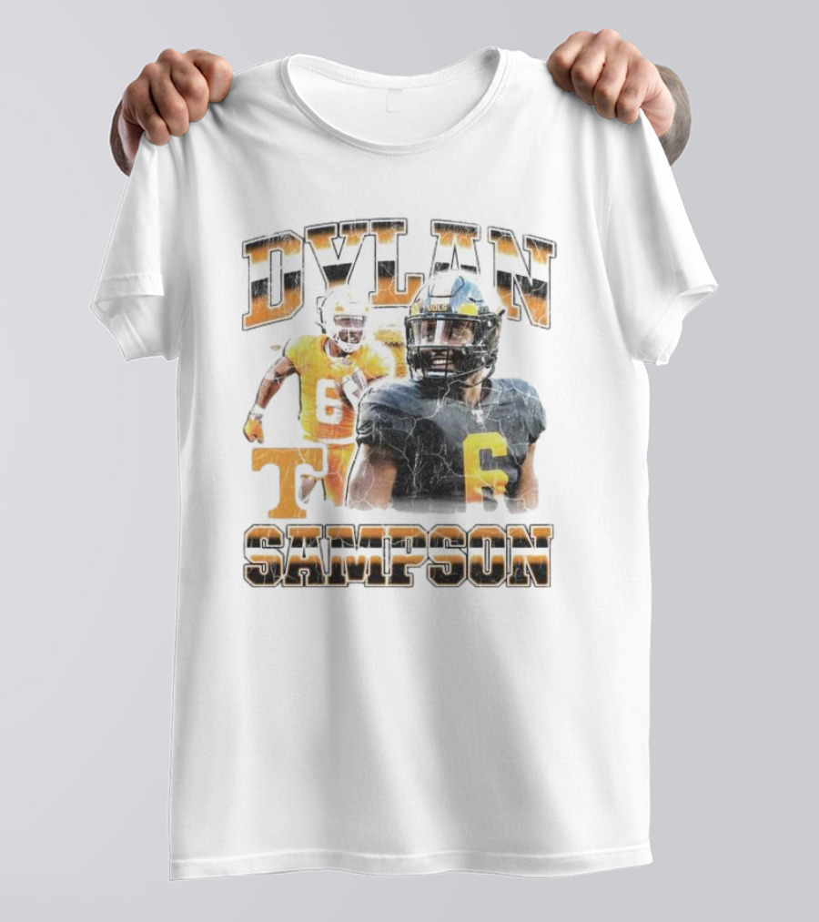 Dylan Sampson Tennessee Volunteers Football Retro 90s T-Shirt