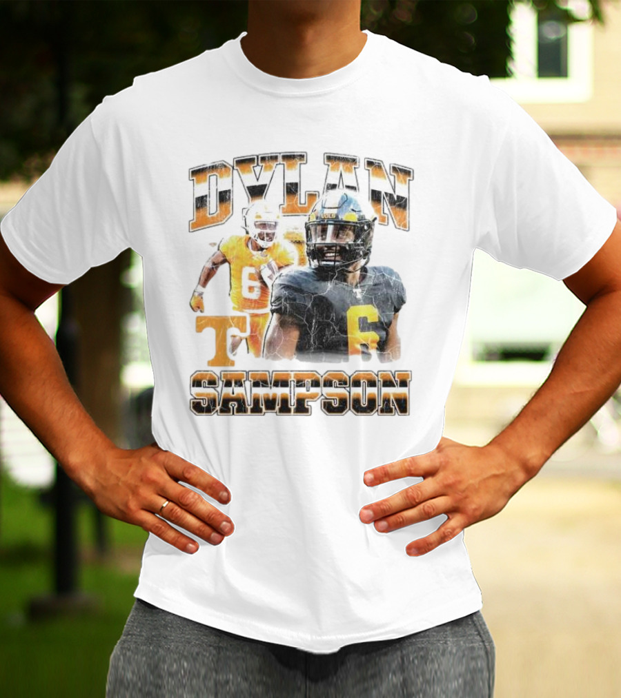 Dylan Sampson Tennessee Volunteers Football Retro 90s T-Shirt