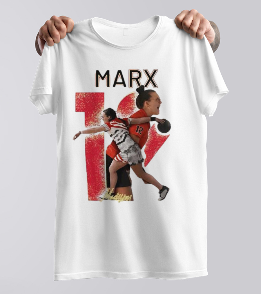 Marx Number 12 Madyson Signature Bowling Action T-Shirt