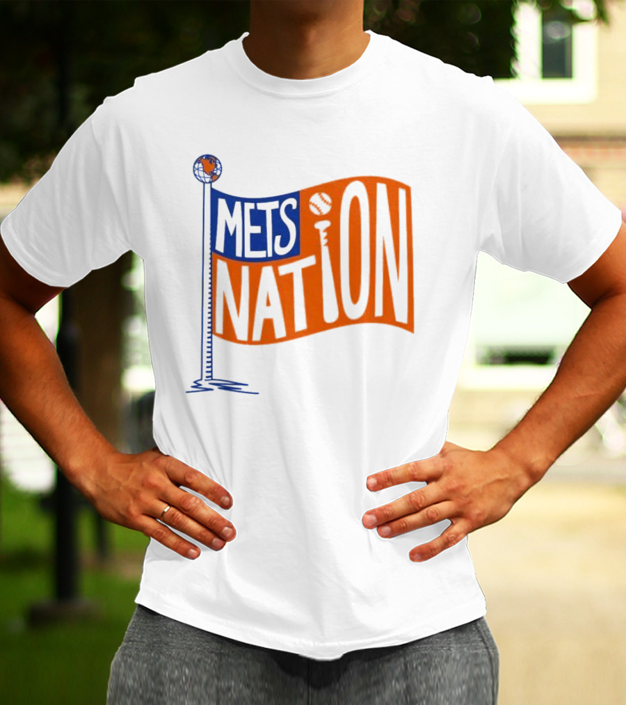 Mets Nation Flag New York Mets Baseball Team T-Shirt