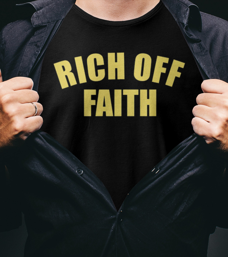 Rich Off Faith Yellow T-Shirt