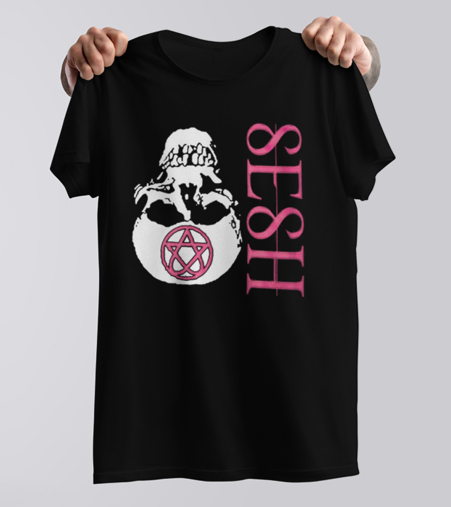 Teamsesh Merch Seshagram Skull Pentacle SESH T-Shirt