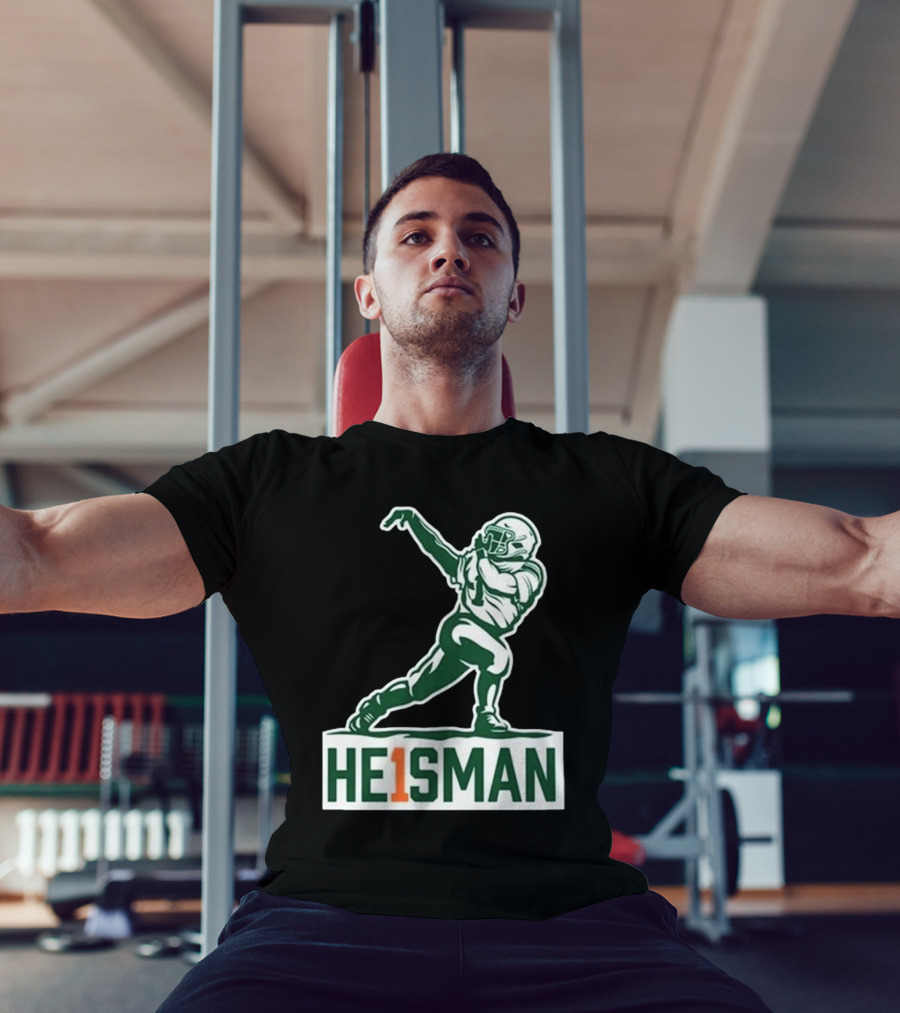 Cam HE1SMAN Football Heisman Pose T-Shirt