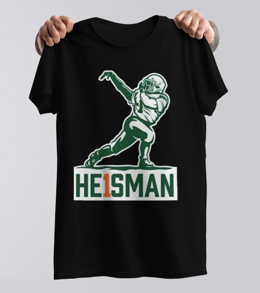 Cam HE1SMAN Football Heisman Pose T-Shirt