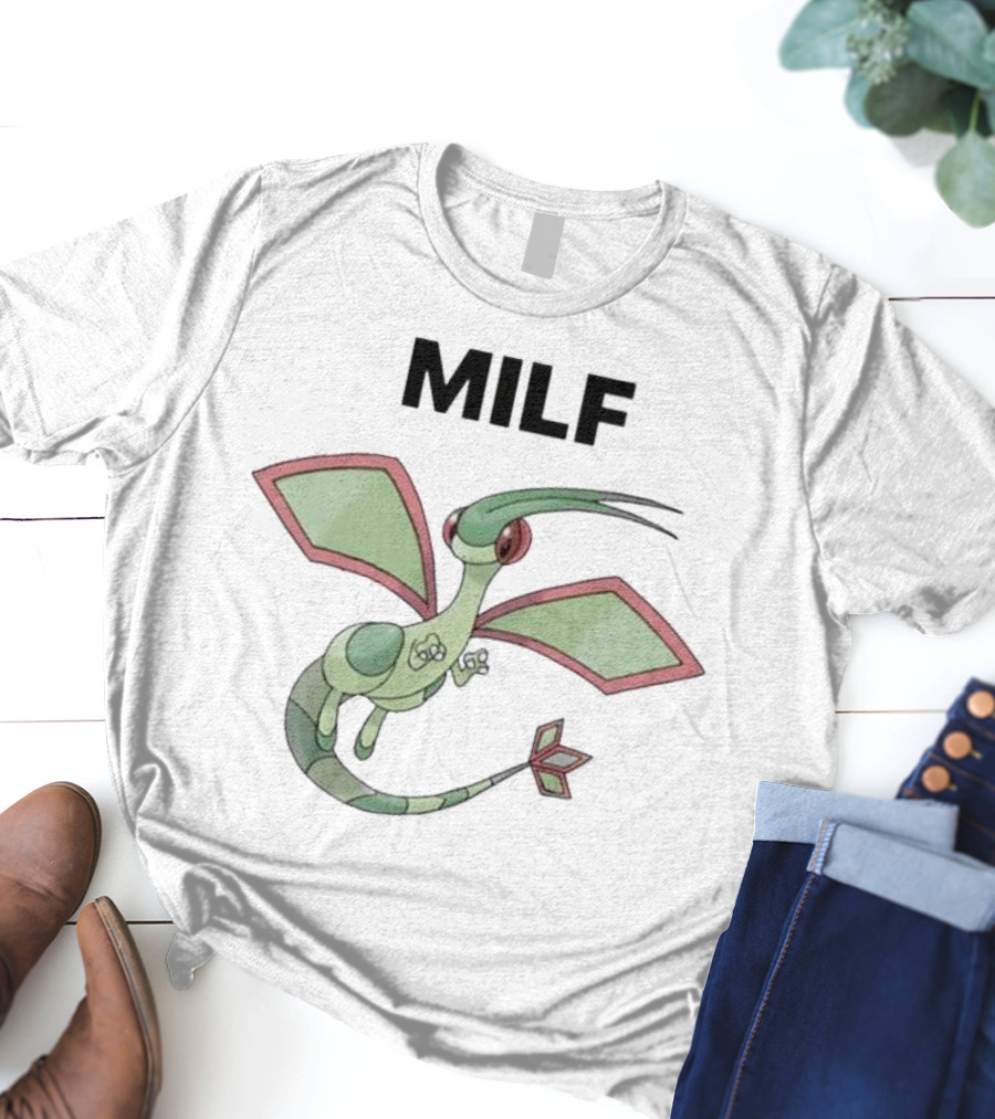 MILF Man I Love Flygon Pokémon Fan Humor T-Shirt