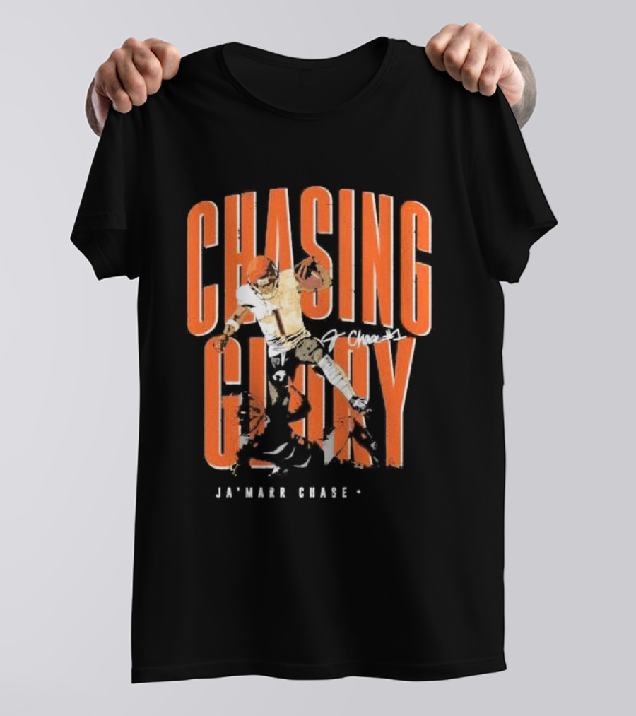 Chasing Glory Ja’Marr Chase Cincinnati Bengals Signature T-Shirt