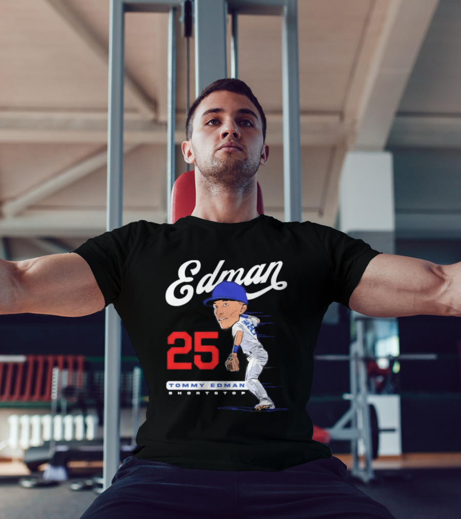 Edman 25 Tommy Edman Shortstop Cartoon T-Shirt