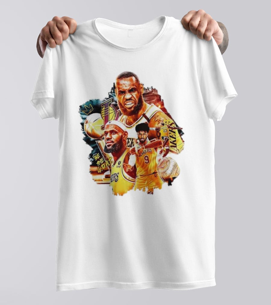 Lebron James Bronny James Lakers Be The Goat T-Shirt