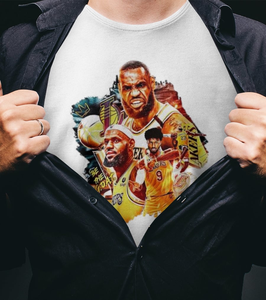 Lebron James Bronny James Lakers Be The Goat T-Shirt