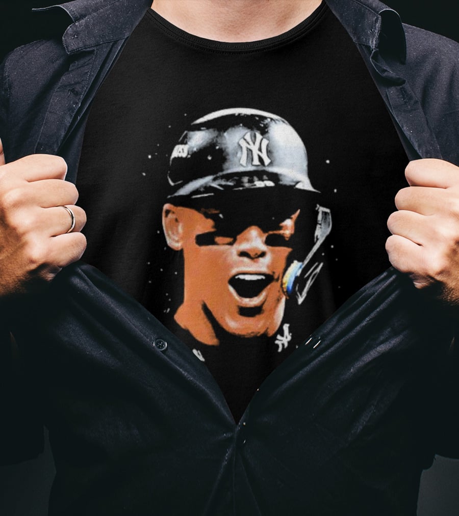 Aaron Judge New York Yankees MLB Big Face T-Shirt