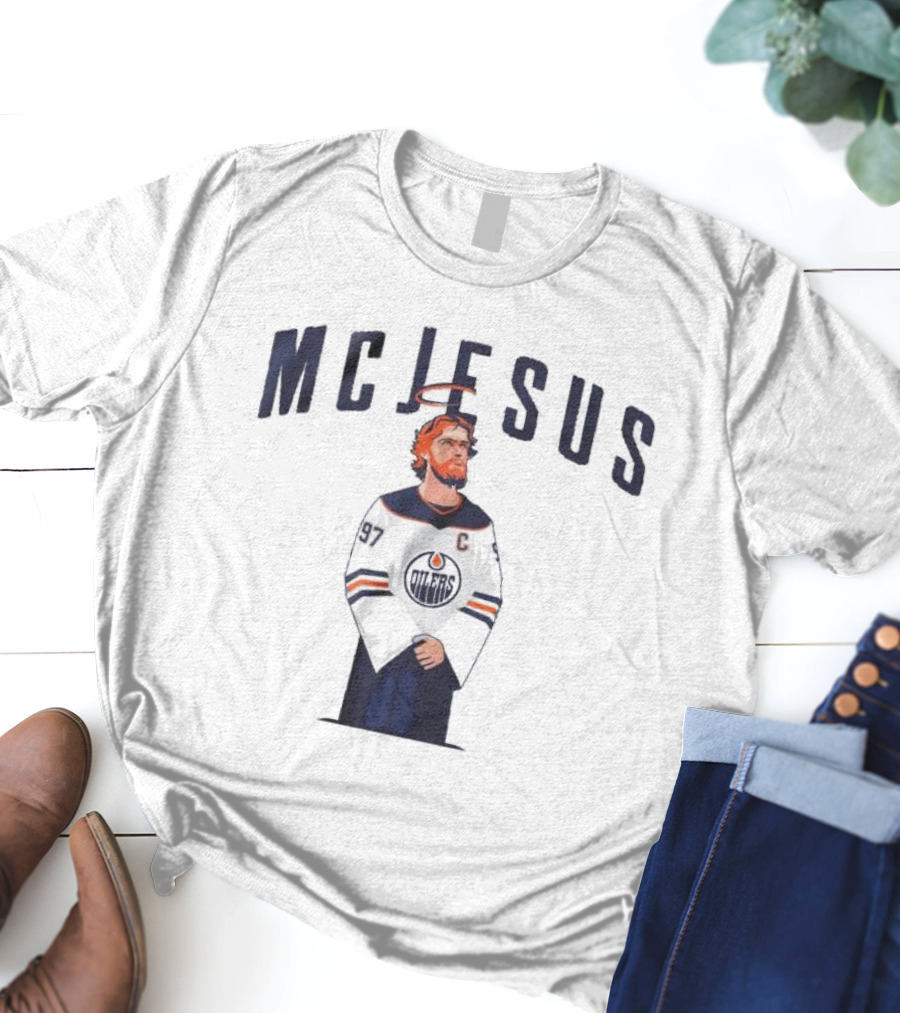 Connor McJesus McDavid Edmonton Oilers 97 Hockey T-Shirt