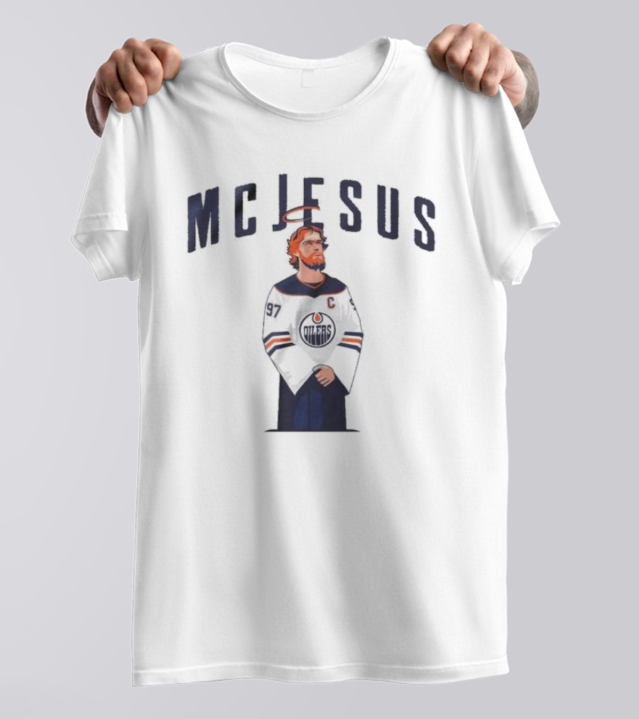 Connor McJesus McDavid Edmonton Oilers 97 Hockey T-Shirt