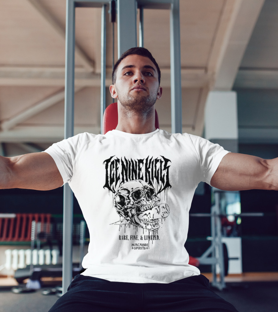 Ice Nine Kills Rare Fine Limited Macabre Spirits Skulls T-Shirt