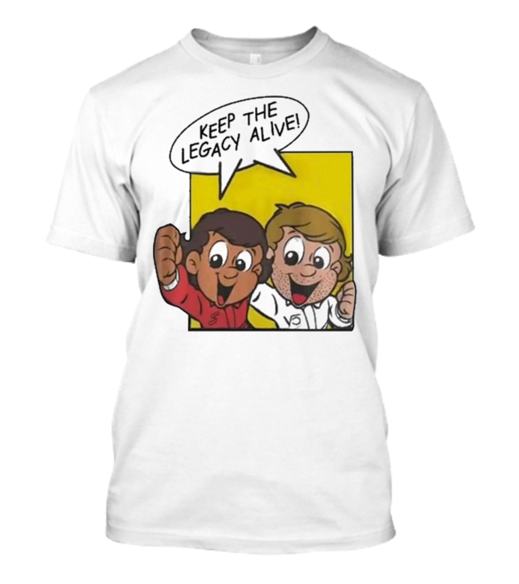 KEEP THE LEGACY ALIVE Boys Characters Speech Bubble T-Shirt