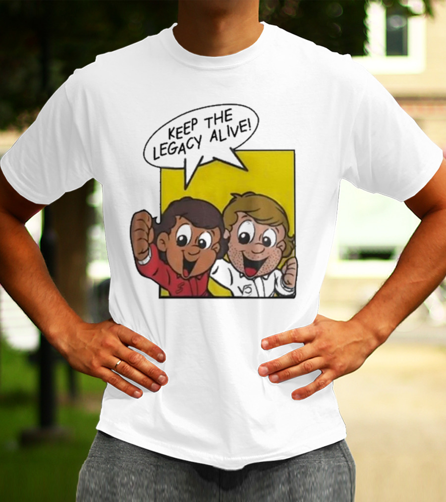KEEP THE LEGACY ALIVE Boys Characters Speech Bubble T-Shirt