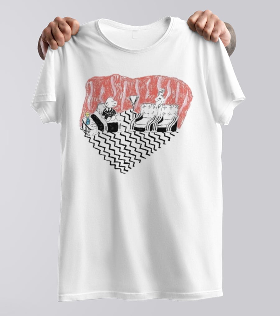 Sandw1tch Dale Snooper Twin Peaks Zigzag Room Scene T-Shirt