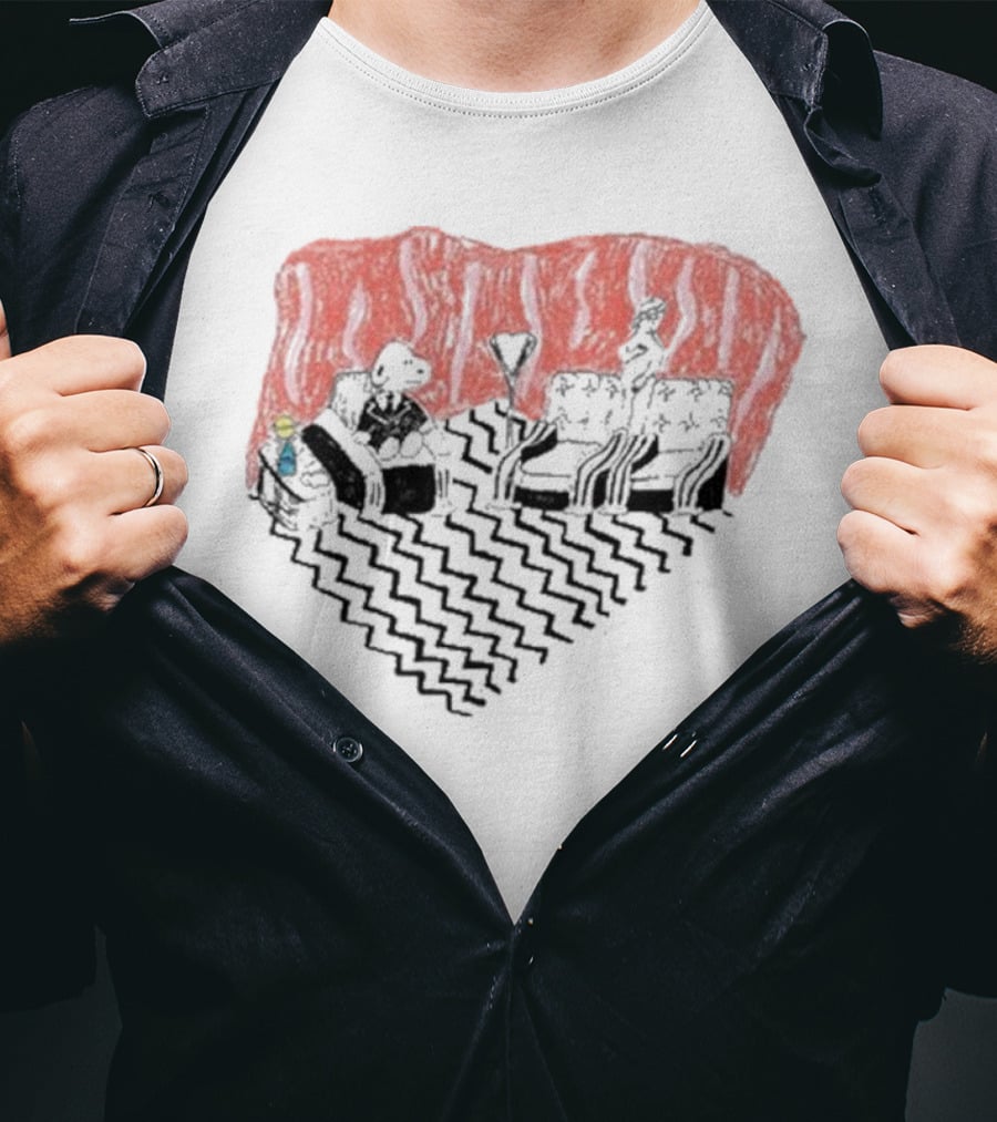 Sandw1tch Dale Snooper Twin Peaks Zigzag Room Scene T-Shirt