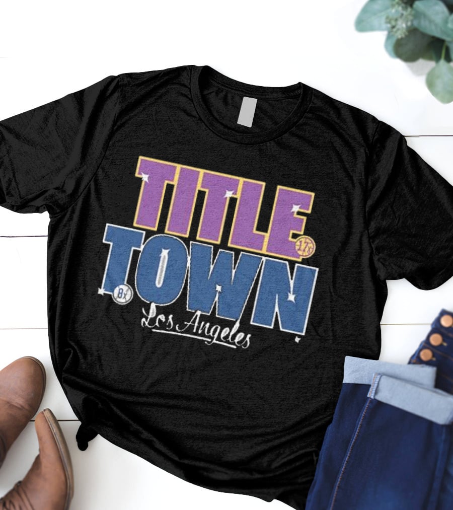 Los Angeles Dodgers 17x 8x Title Town T-Shirt