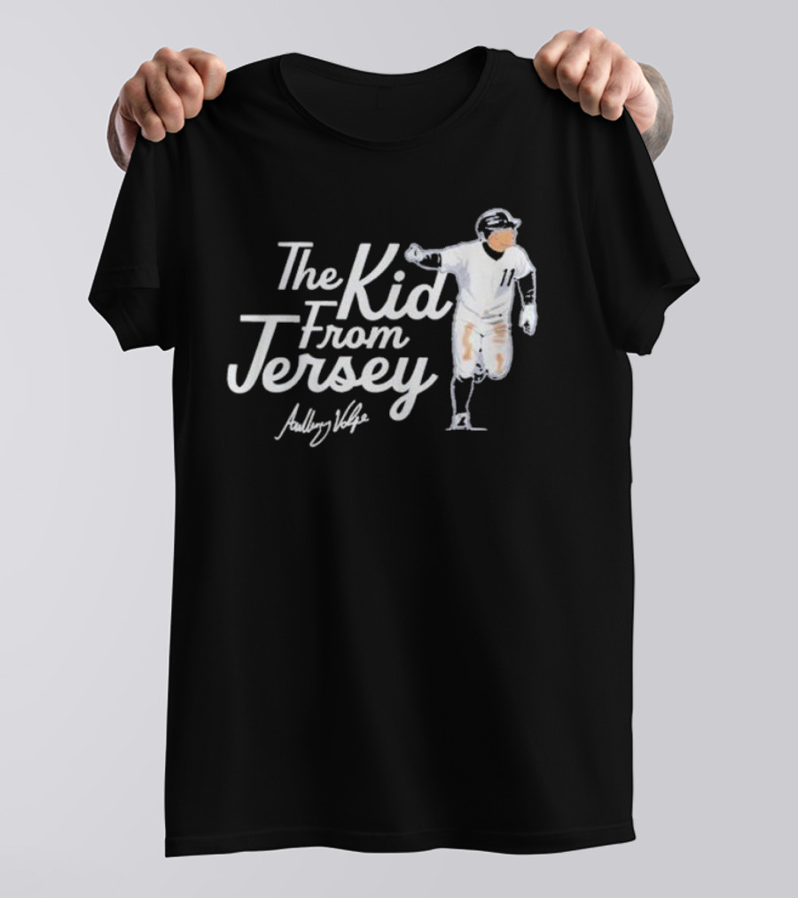 The Kid From Jersey Anthony Volpe New York Yankees Iconic T-Shirt